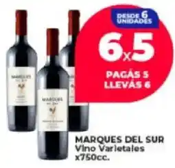 Supermayorista Vital Marques del sur vino varletales oferta
