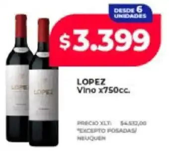 Supermayorista Vital Lopez vino oferta