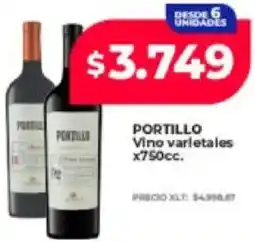 Supermayorista Vital Portillo vino varietales oferta
