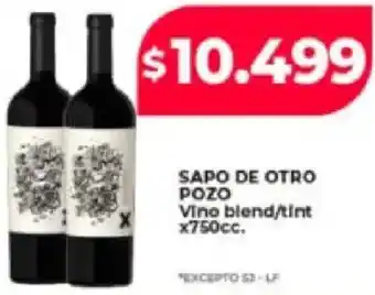 Supermayorista Vital Sapo de otro pozo vino blend/tint oferta