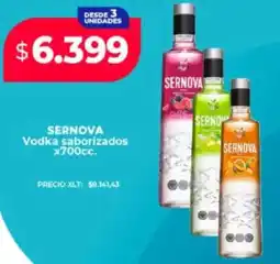 Supermayorista Vital Sernova vodka saborizados oferta
