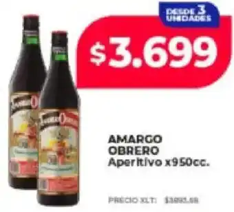 Supermayorista Vital Amargo obrero aperitivo oferta