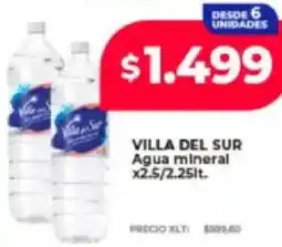 Supermayorista Vital Villa del sur agua mineral oferta