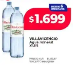 Supermayorista Vital Villavicencio agua mineral oferta