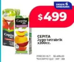 Supermayorista Vital Cepita jugo tetrabrik oferta