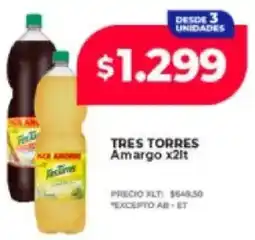 Supermayorista Vital Tres torres amargo oferta