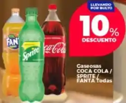 Supermayorista Vital Coca cola / sprite fanta caseosas todas oferta