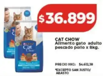 Supermayorista Vital Cat chow allmento gato adulto pescado pollo oferta