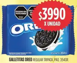 Supermercados Vea Oreo galletitas regular tripack, paq. oferta