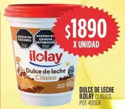 Supermercados Vea Ilolay dulce de leche clasico oferta