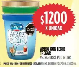 Supermercados Vea Tregar arroz con leche vs. sabores, pot. oferta