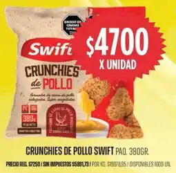 Supermercados Vea Swift crunchies de pollo paq. oferta