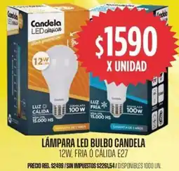 Supermercados Vea Candela lámpara led bulbo oferta