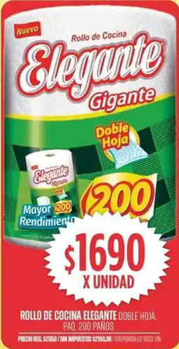 Supermercados Vea Elegante rollo de cocina doble hoja, paq. oferta