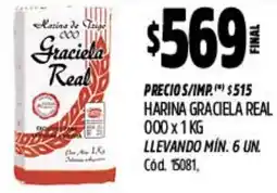 Supermercados Yaguar Graciela real harina 000 oferta