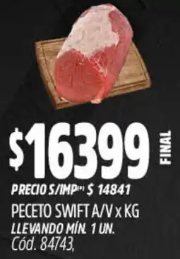 Supermercados Yaguar Peceto swift a/v oferta