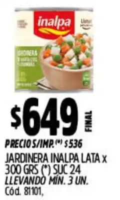 Supermercados Yaguar Inalpa jardinera lata oferta