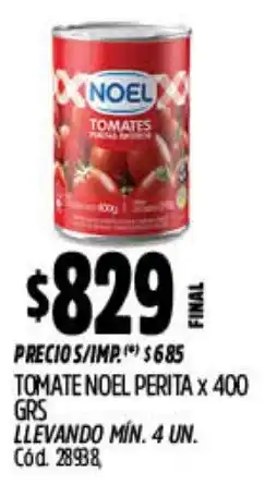 Supermercados Yaguar Noel tomate perita oferta