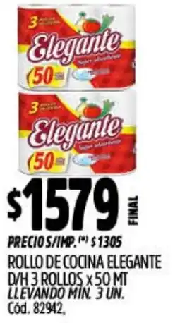 Supermercados Yaguar Elegante rollo de cocina d/h oferta