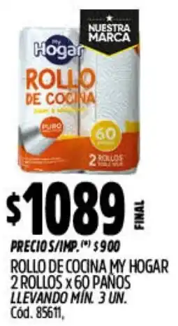 Supermercados Yaguar My hogar rollo de cocina oferta