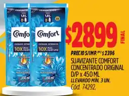 Supermercados Yaguar Comfort suavizante concentrado original d/p oferta