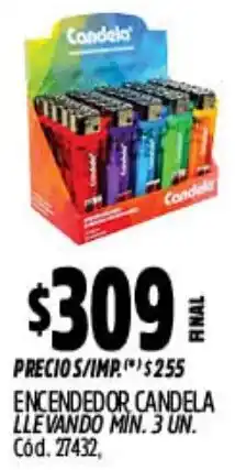 Supermercados Yaguar Candela encendedor oferta