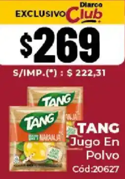 Diarco Tang en polvo oferta