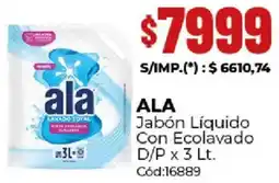 Diarco Ala jabón líquido con ecolavado d/p oferta