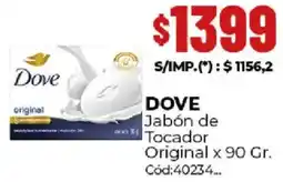 Diarco Dove jabón de tocador original oferta