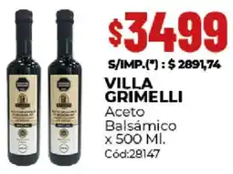 Diarco Villa grimelli aceto balsámico oferta