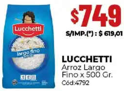 Diarco Lucchetti arroz largo fino oferta