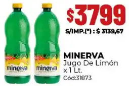Diarco Minerva jugo de limón oferta