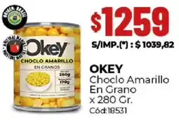 Diarco Okey choclo amarillo en grano oferta