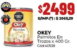 Diarco Okey palmitos en trozos oferta
