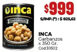 Diarco Inca garbanzos oferta