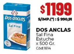 Diarco Dos anclas sal fina estuche oferta