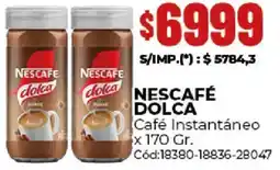 Diarco Nescafé dolca café instantáneo oferta