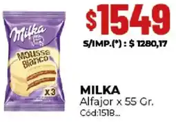 Diarco Milka alfajor oferta
