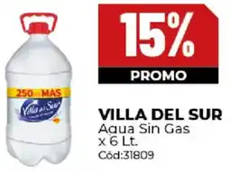 Diarco Villa del sur aqua sin gas oferta