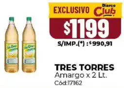 Diarco Tres torres amargo oferta