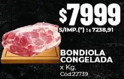 Diarco Bondiola congelada oferta