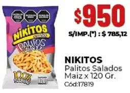 Diarco Nikitos palitos salados maiz oferta