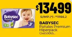 Diarco Babysec pañales premium hiperpack oferta