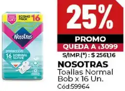 Diarco Nosotras toallas normal bob oferta