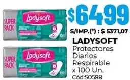 Diarco Ladysoft protectores diarios respirable oferta