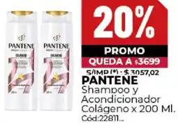 Diarco Pantene shampoo y acondicionador colágeno oferta