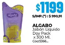 Diarco Algabo jabón líquido doy pack oferta