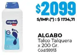 Diarco Algabo talco talquera oferta