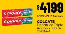 Diarco Colgate dentifrico triple acción oferta