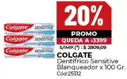 Diarco Colgate dentifrico sensitive blanqueador oferta